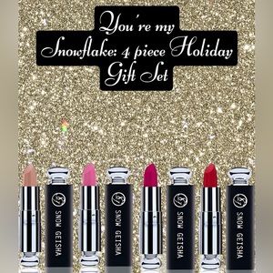NWT Snow Geisha Skincare ‘You’re My Snowflake’ 4 Piece Holiday Gift Set